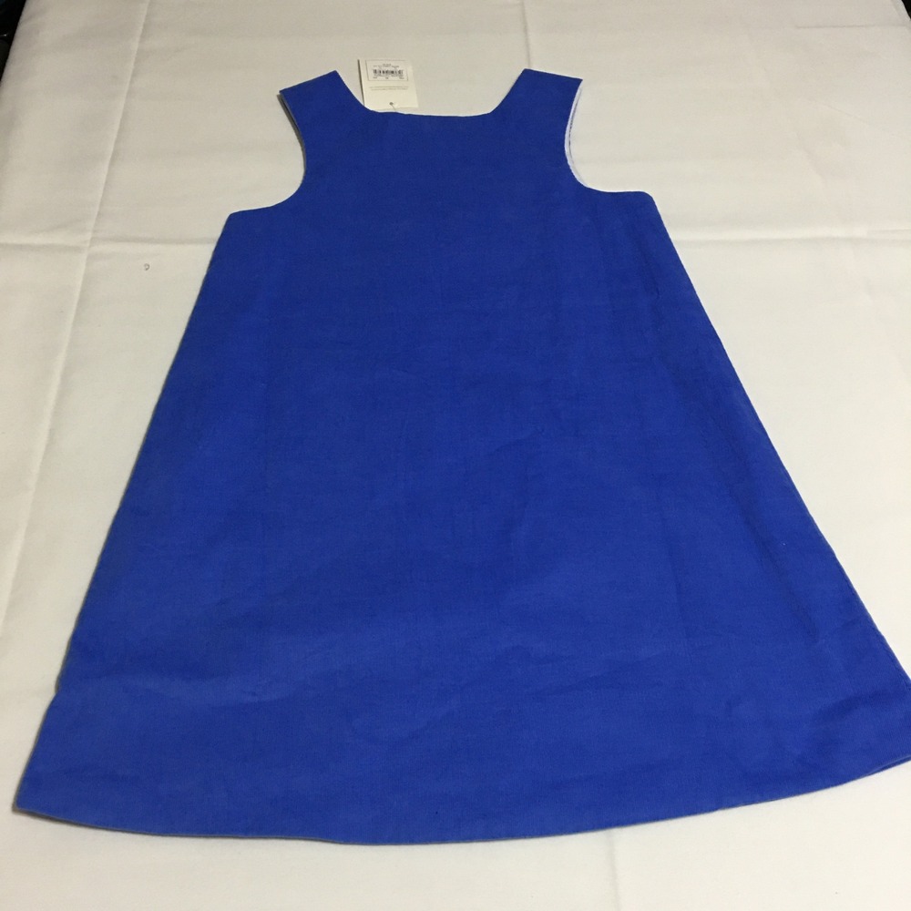 The Beaufort Bonnet Company Juliet Jumper Dress Girls 10 Blue Flower NWT $76 - Picture 6 of 9